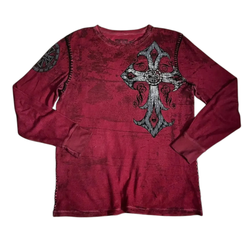 Crimson Cross Long Sleeve