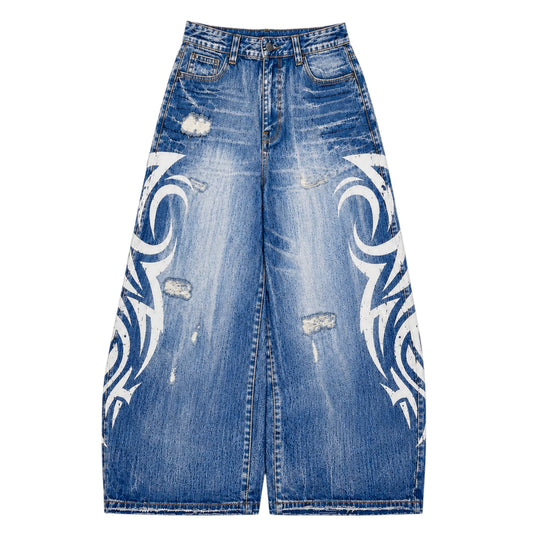 Tribal Wave Jeans