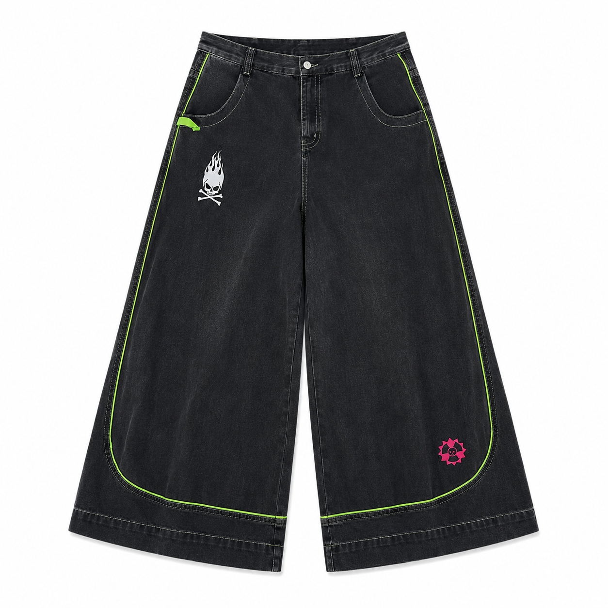 Neon Baggy Jeans