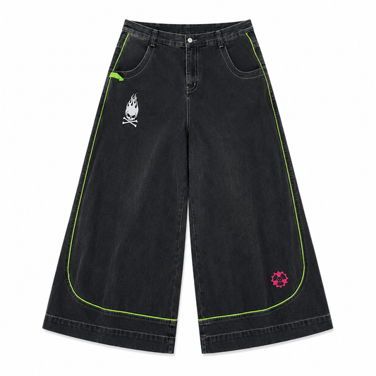Neon Baggy Jeans