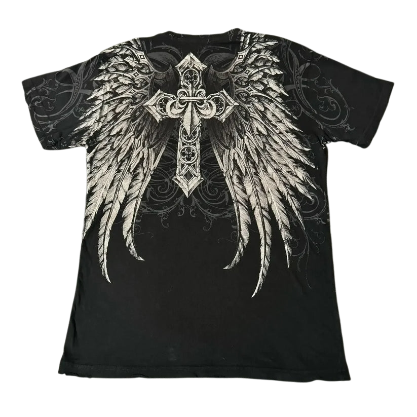 Gothic Skull Cross T-Shirt