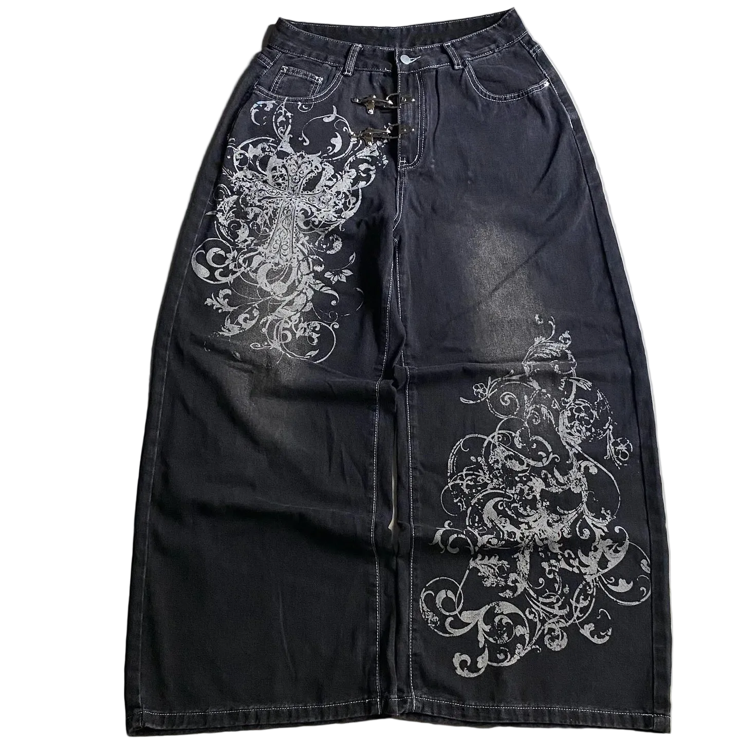 Gothic Scroll Jeans