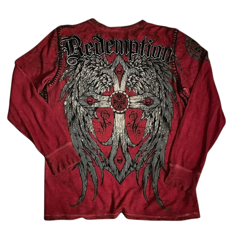 Crimson Cross Long Sleeve